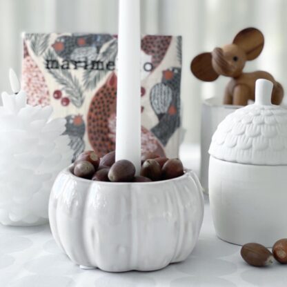 Pumpa ljusstake vit - Bild 9