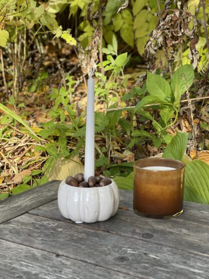 Pumpa ljusstake vit - Bild 7