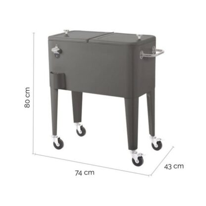 Portabel kylbox Fresh, grå - Bild 3
