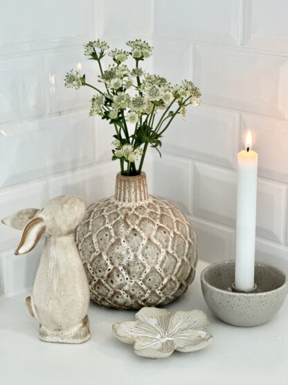 Keramikvas Pine, beige - Bild 3
