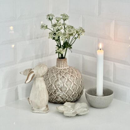 Keramikvas Pine, beige - Bild 2