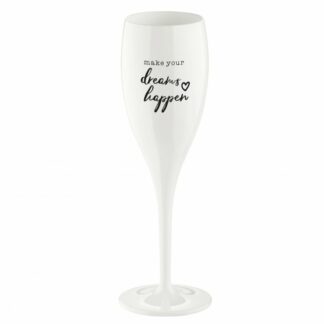 Champagneglas "Make your dreams happen"