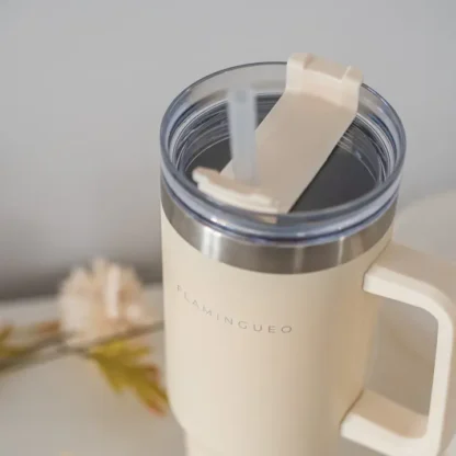 Termosflaska Beige XL, rostfritt stål - Bild 6