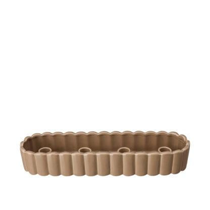 Ljusstake Edna, beige