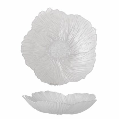 Skål Iani Bloomingville, vitt glas - Bild 2