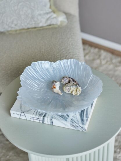 Skål Iani Bloomingville, vitt glas - Bild 5