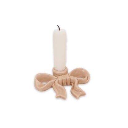 Ljusstake Rosett Fenja, beige