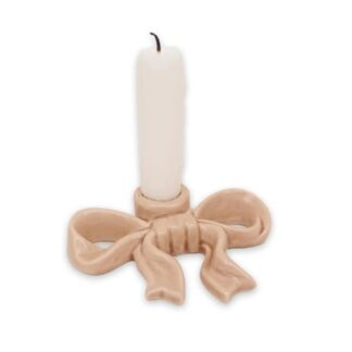 Ljusstake Rosett Fenja L, beige