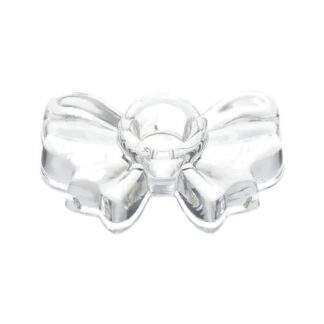 Ljusstake Rosett, glas