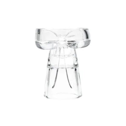 Ljuslykta Rosett, glas (hög)