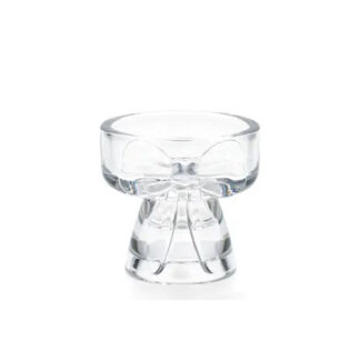 Ljuslykta Rosett, glas (låg)