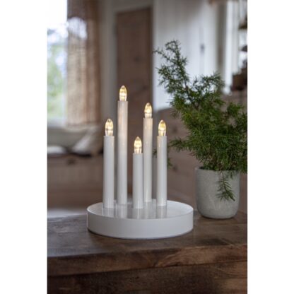 Adventsljusstake Doris Vit, batteridriven - Bild 5