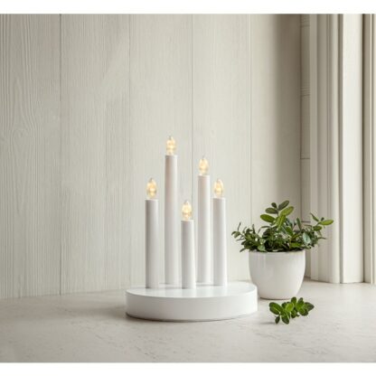 Adventsljusstake Doris Vit, batteridriven - Bild 4