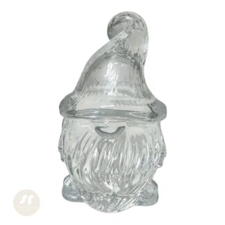 Glastomte med lock