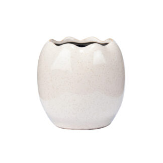 Kruka Äggskal,  vit