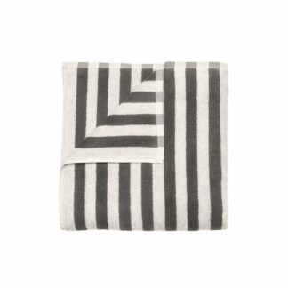 Handduk ARTO 100 x 50 cm grårandig, Blomus