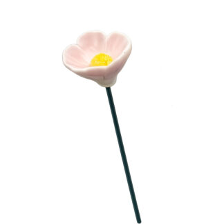 Vattenbad för bin, rosa blomma