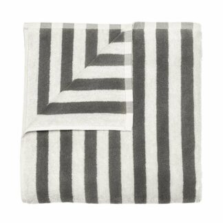 Badlakan ARTO 70x140 cm grårandigt, Blomus